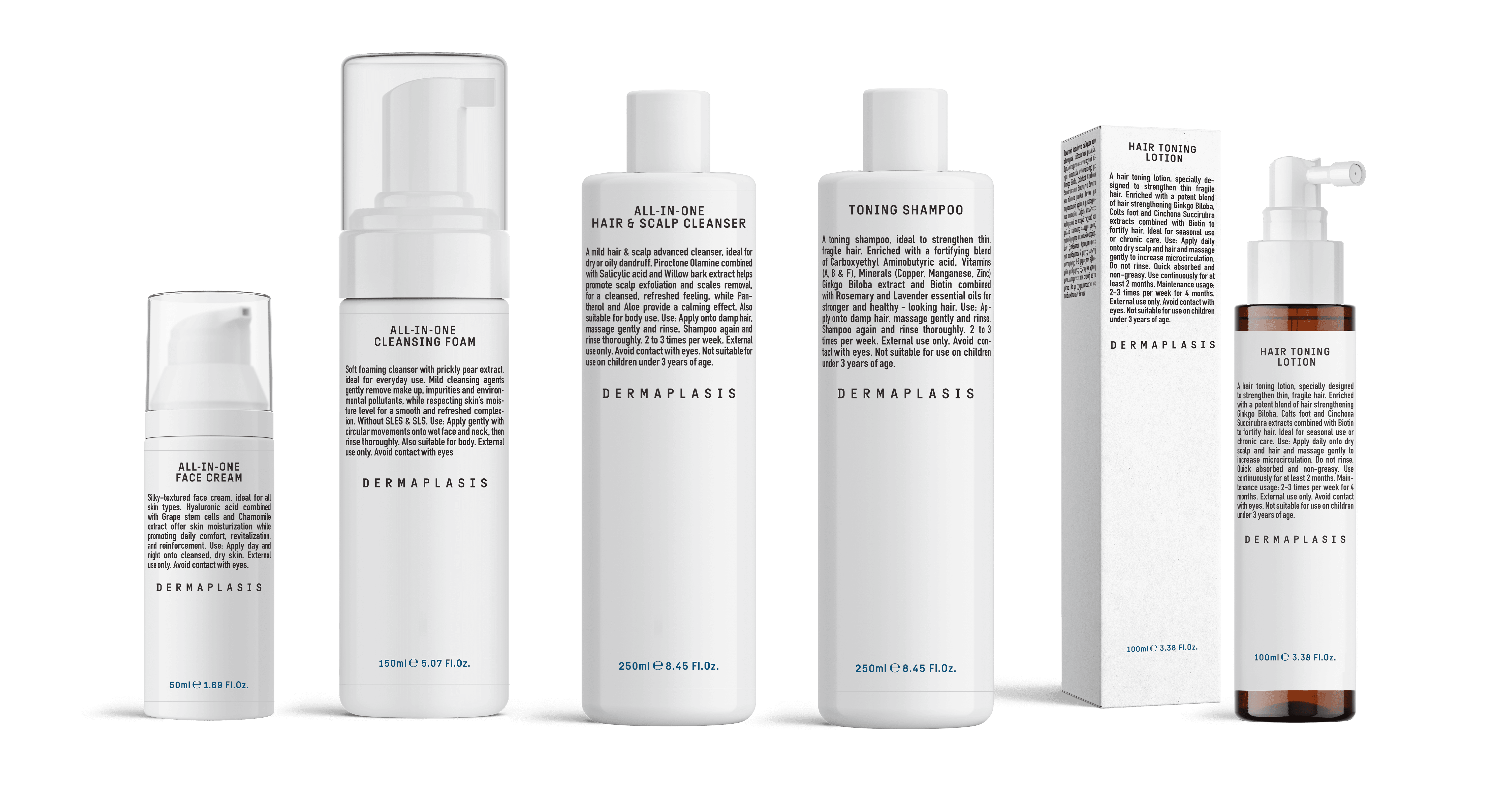 Ομαδική εικόνα προϊόντων Dermaplasis